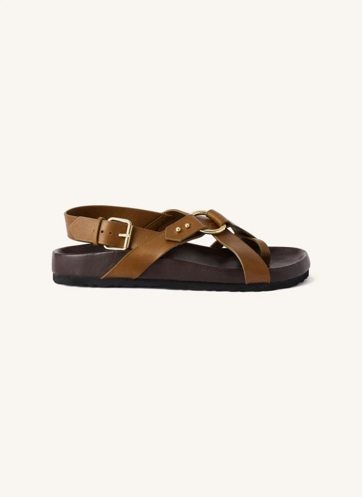 Soeur - Mexico Leather Sandal | Bronze