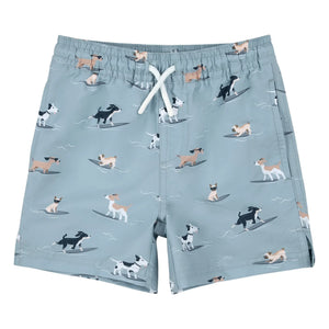 Petit Lem - Recycled Fiber Dog Bath Shorts | Gray Blue
