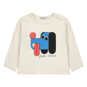 Bobo Choses - Organic Cotton Dog T-Shirt | Ecru