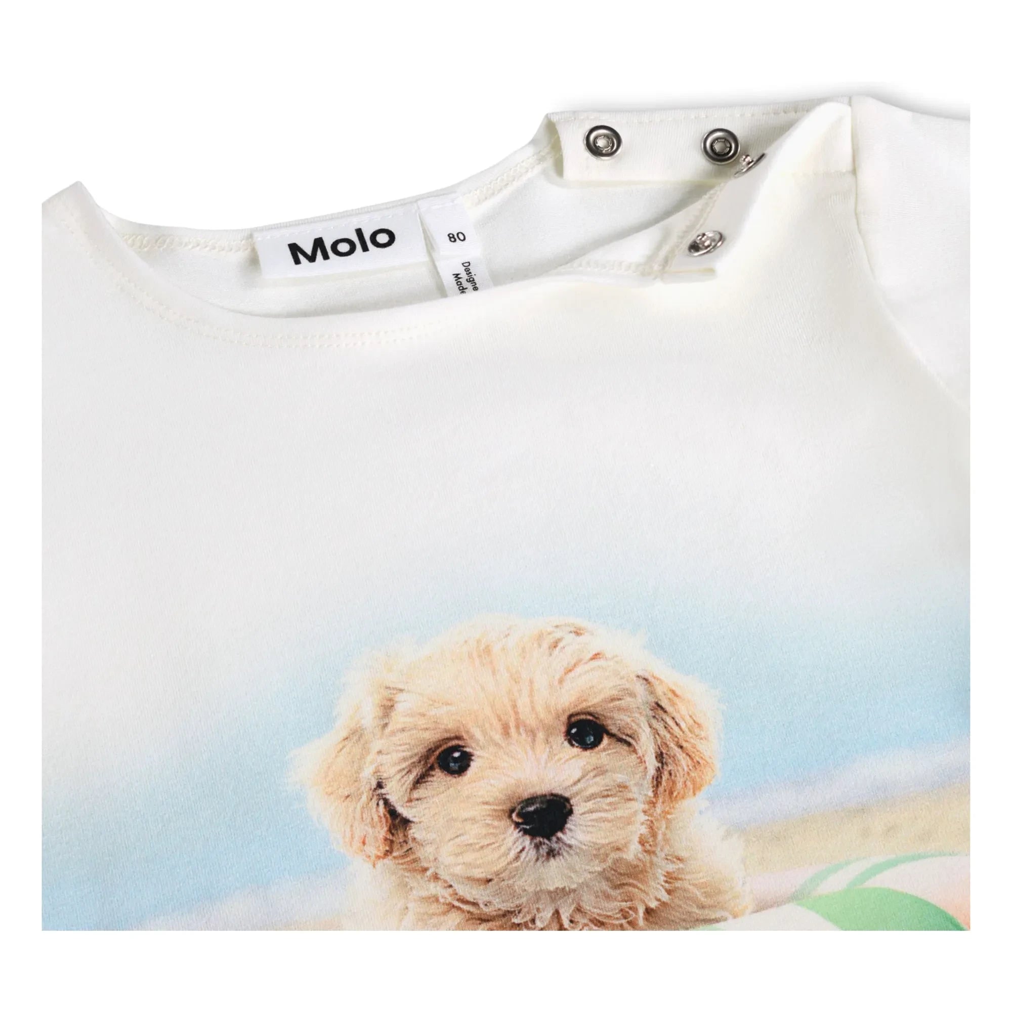Molo - Eline Dog Organic Cotton T-Shirt | White