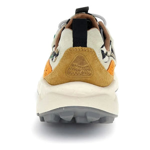 Flower Mountain - Yamano 3 Leopard Suede and Nylon Sneakers | Orange
