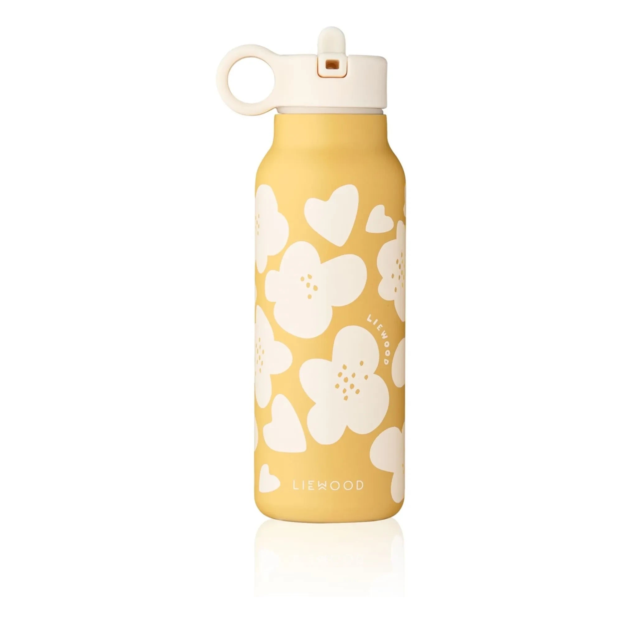 Liewood - Falk Bottle - 350 ml | Flower/Lemon Yellow