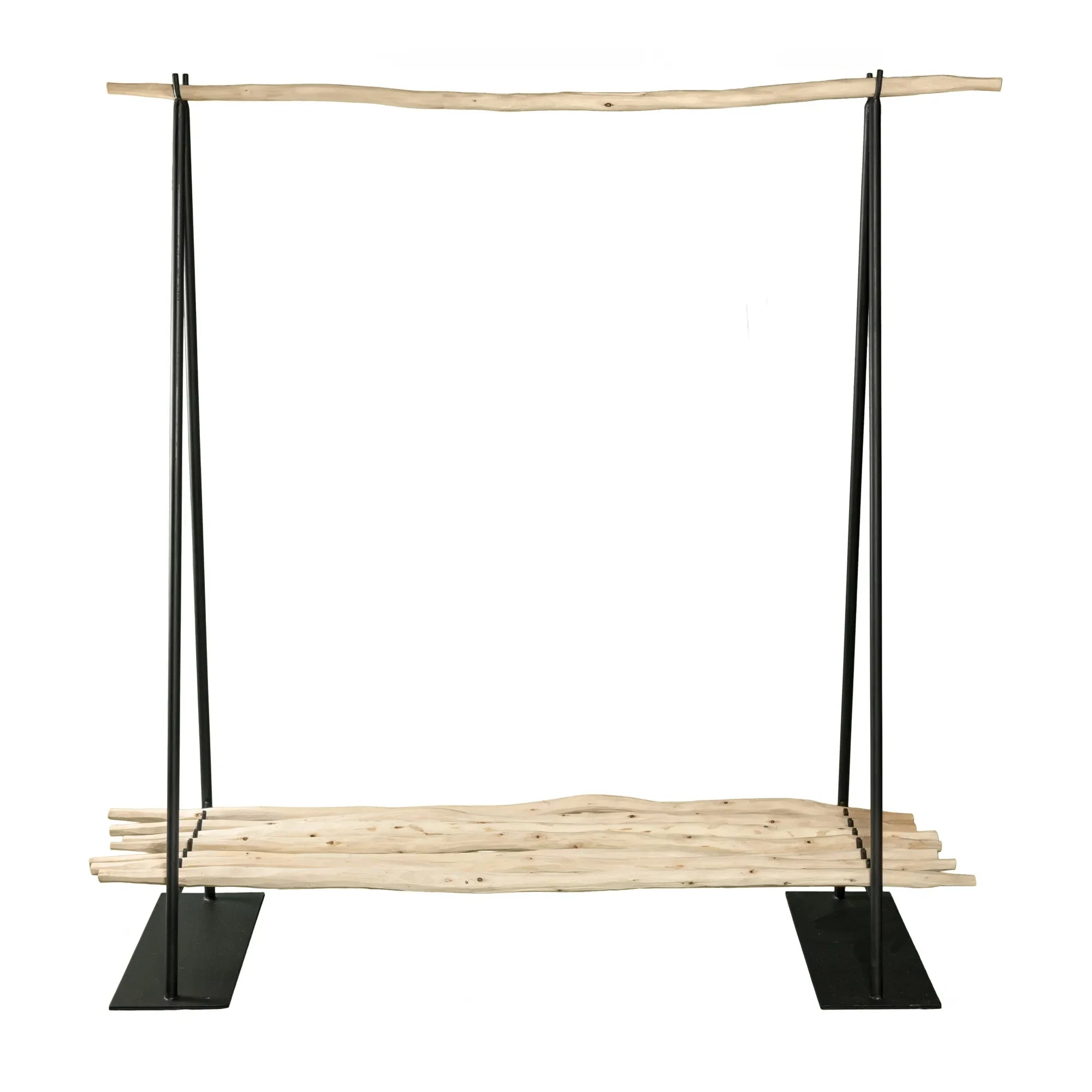Cosydar - Shelved Clothes Hanger - 150 x 50 cm | Black