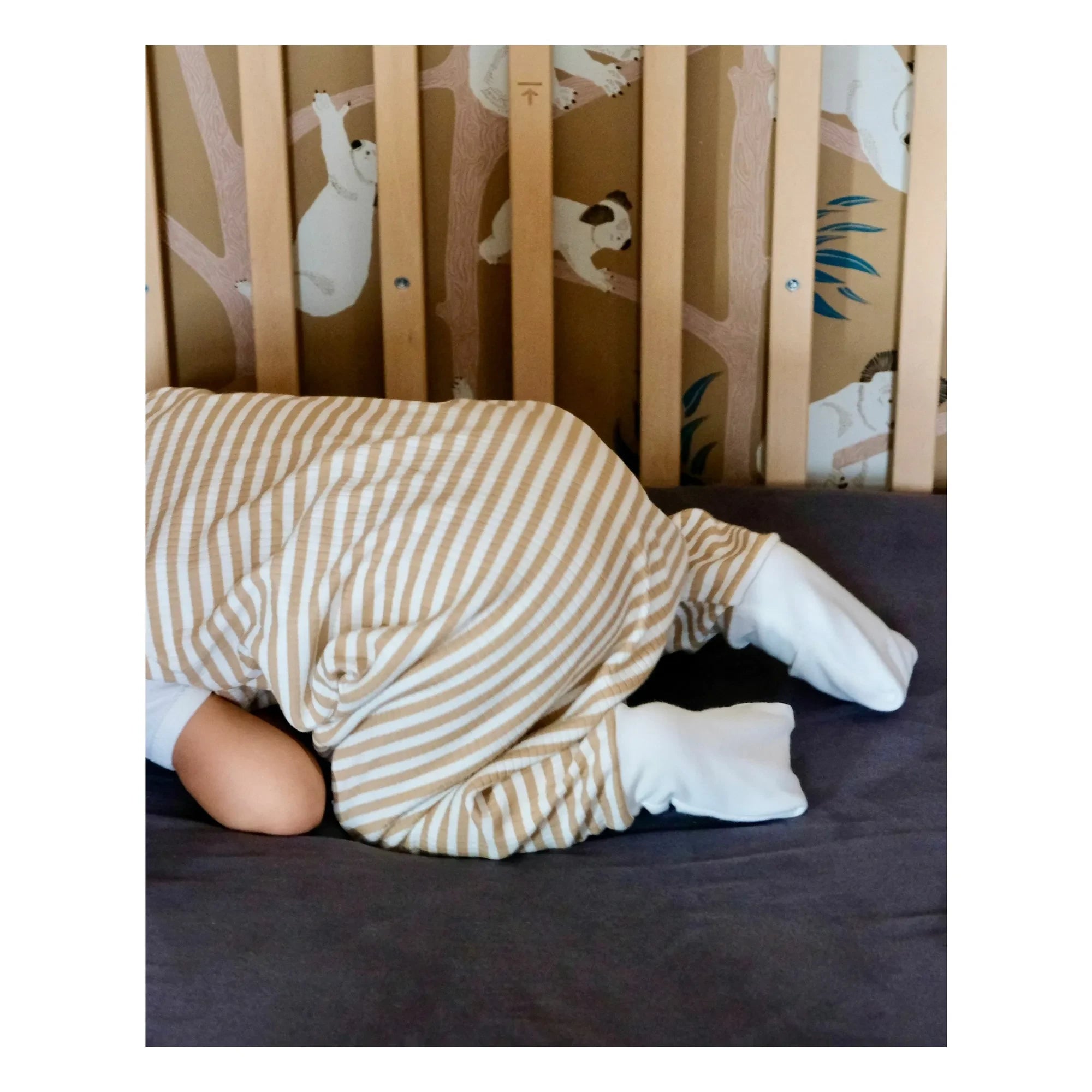 Tante Reine - Organic cotton footed lightweight sleep sack | Honey
