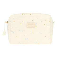 Nobodinoz - Canvas Bag Diva Orange Cherries | Beige