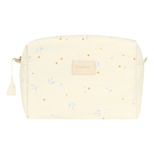 Nobodinoz - Canvas Bag Diva Orange Cherries | Beige
