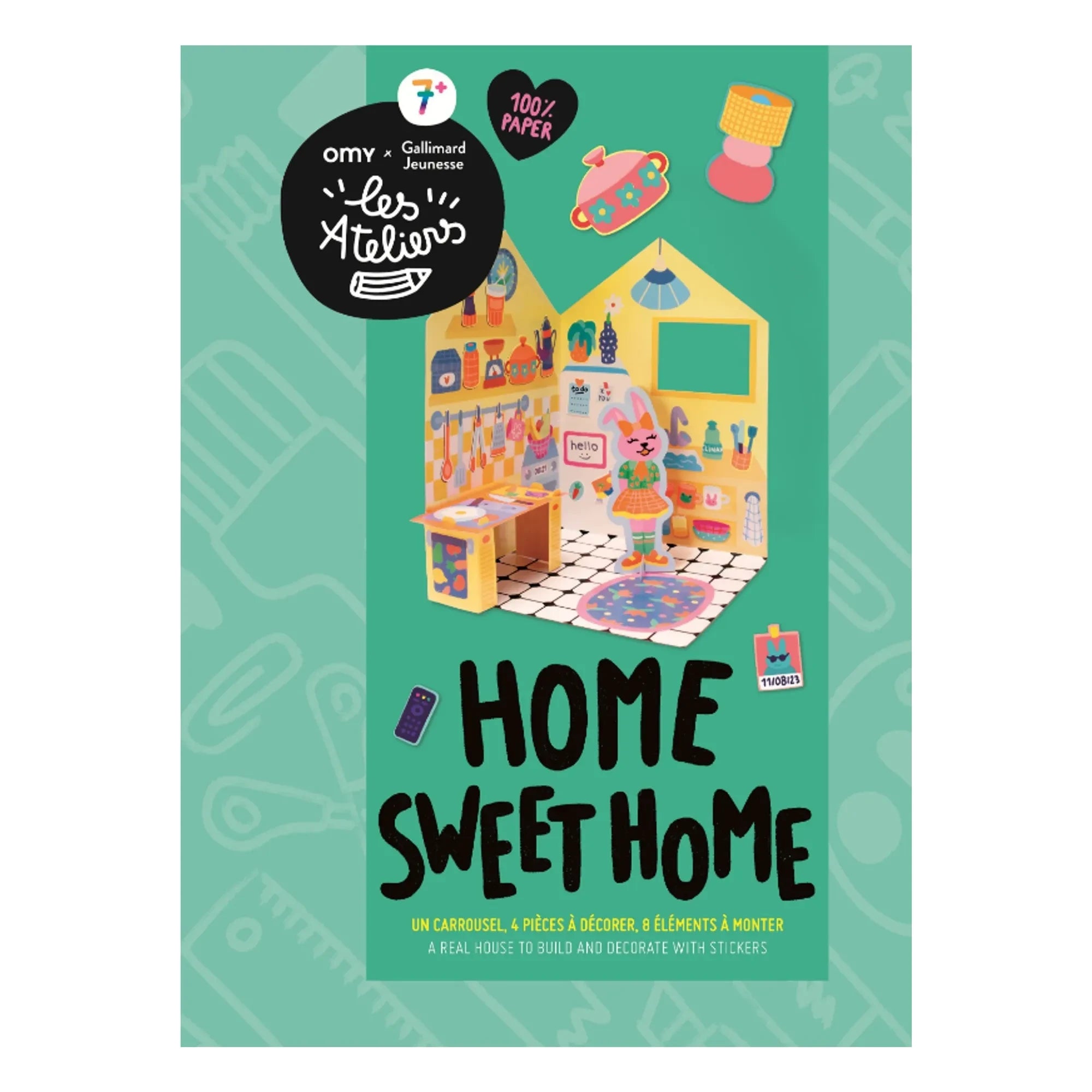 Omy x Gallimard Jeunesse - Carousel to Decorate 'Home Sweet Home'