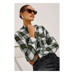 Rails - Hunter ekose gömlek | Haki
