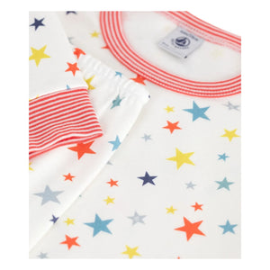 Petit Bateau - Star Pajamas | White