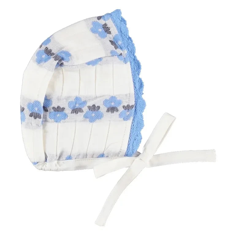 Bebe Organic - Scilla Flower Patterned Hat | Blue
