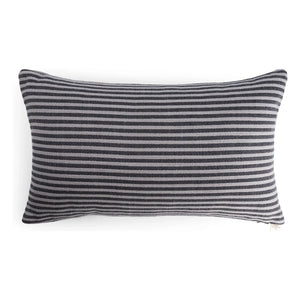 The Socialite Family - Striped Fabric Carino Rectangular Pillow | Brown