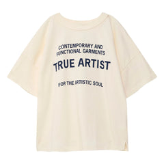 True Artist - N°1 T-shirt Organik pamuk | Krem