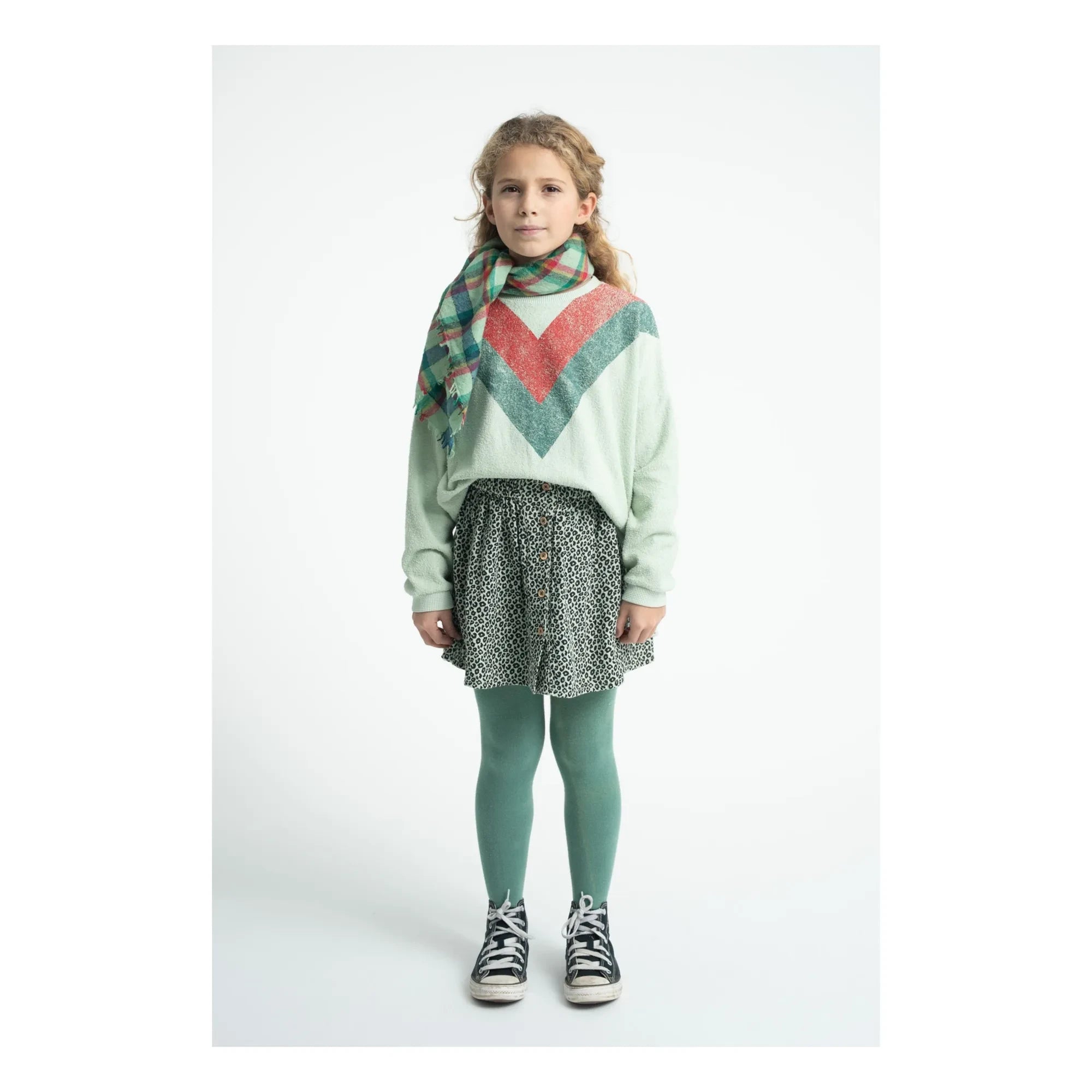 Piupiuchick - Leopard Skirt | Green