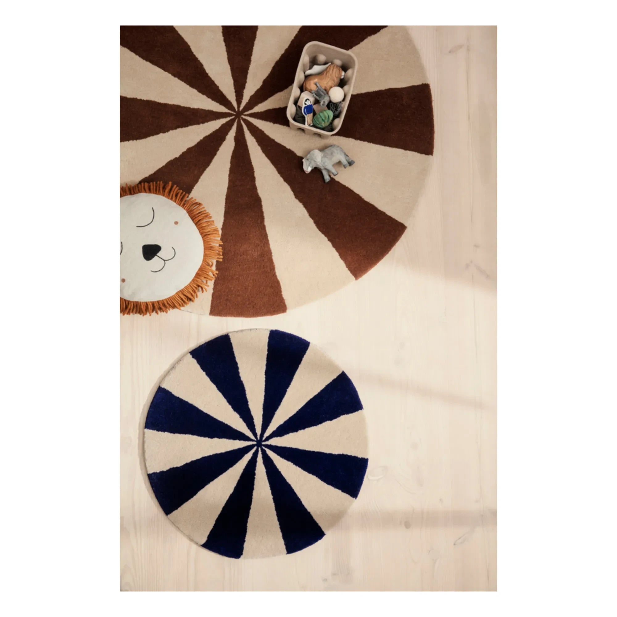 Ferm Living Kids - Arch Tufted Rug | Blue