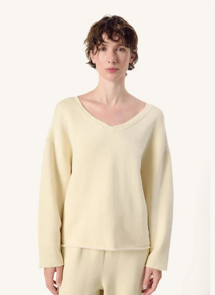 American Vintage - Nishtown Cotton Sweatshirt | Cream