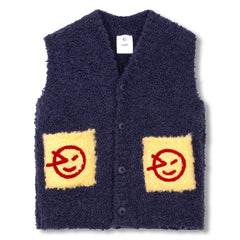 Wynken - Logo Kolsuz Yelek | Koyu Mavi