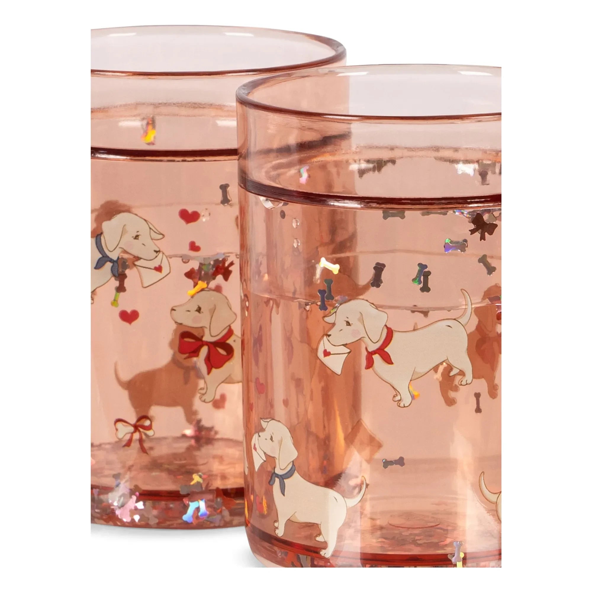 Konges Sløjd - Woof Silicone Cups - Set of 2 | Pink
