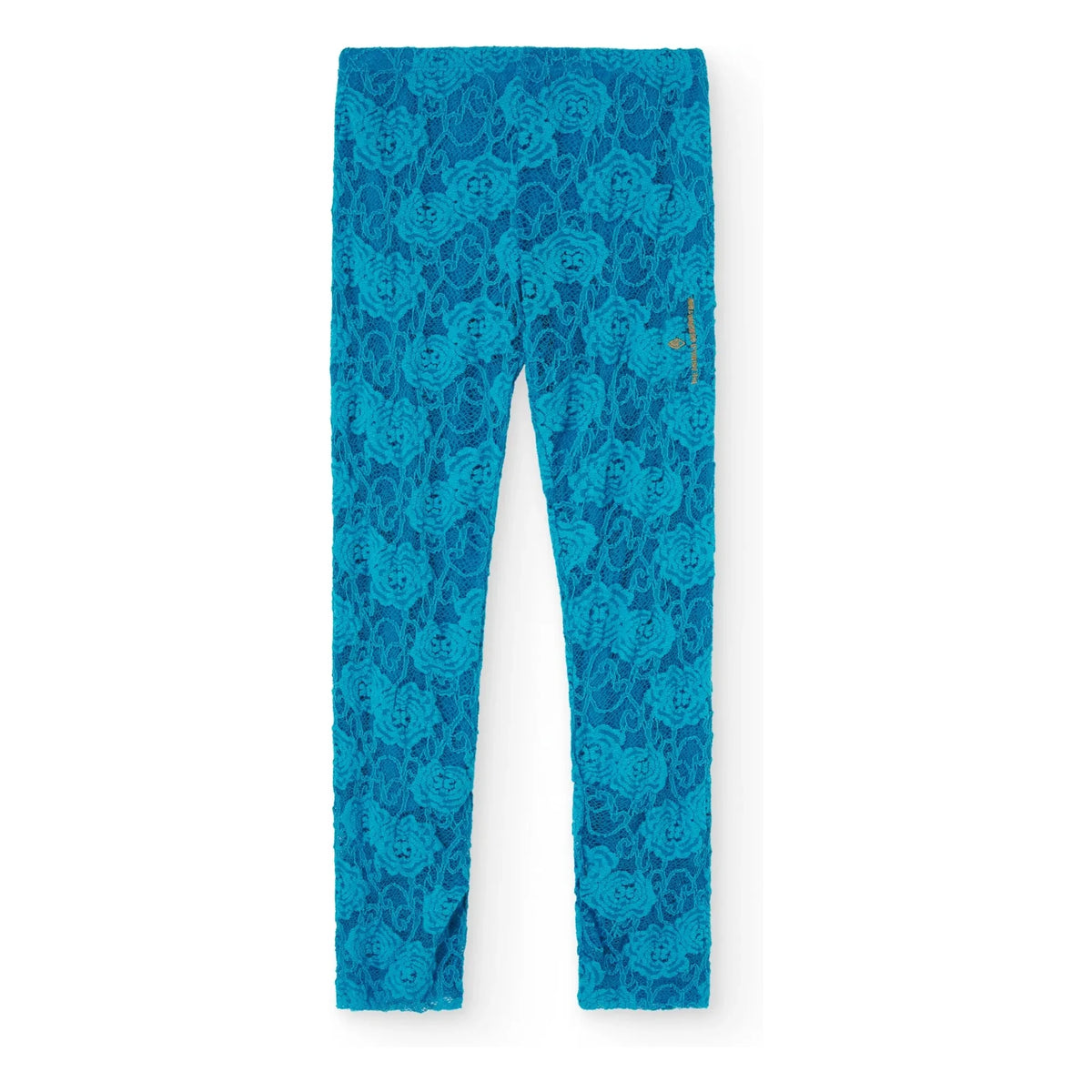 The Animals Observatory - Lace Crocodile Leggings | Blue