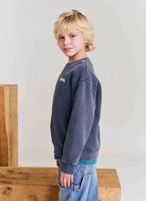 AO76 - Oscar Doggy recycled cotton sweatshirt | Charcoal gray