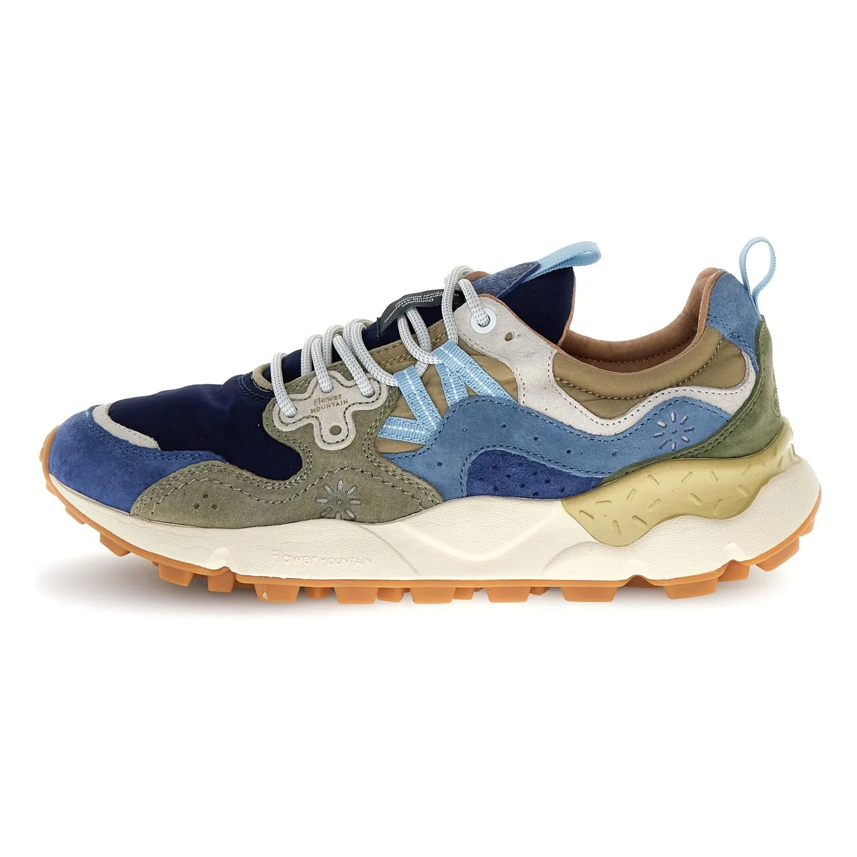 Flower Mountain - Yamano 3 Suede and Nylon Sneakers | Midnight Blue