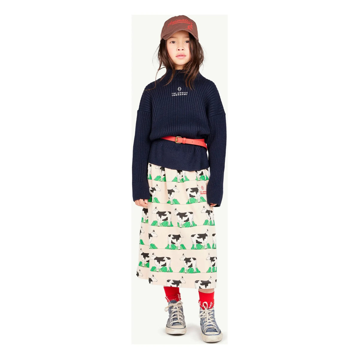 The Animals Observatory - Seal turtleneck sweater | Navy