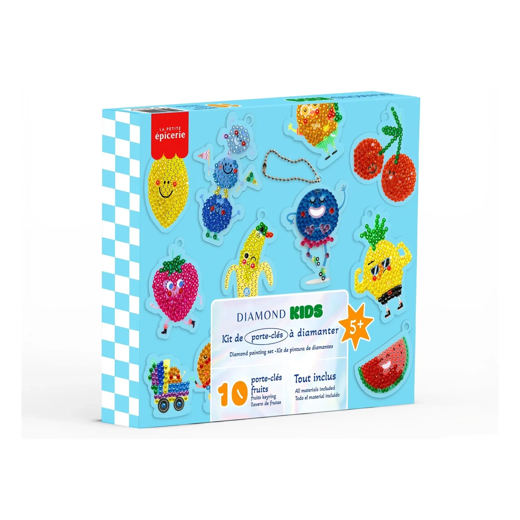 La Petite Épicerie - Children's Diamond Painting Kit - Keychain