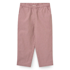 Copenhagen Colors - Organic Cotton Checked Trousers | Dusty Pink