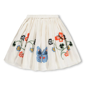 Molo - Bonnie Butterfly Organic Cotton Skirt | Ivory