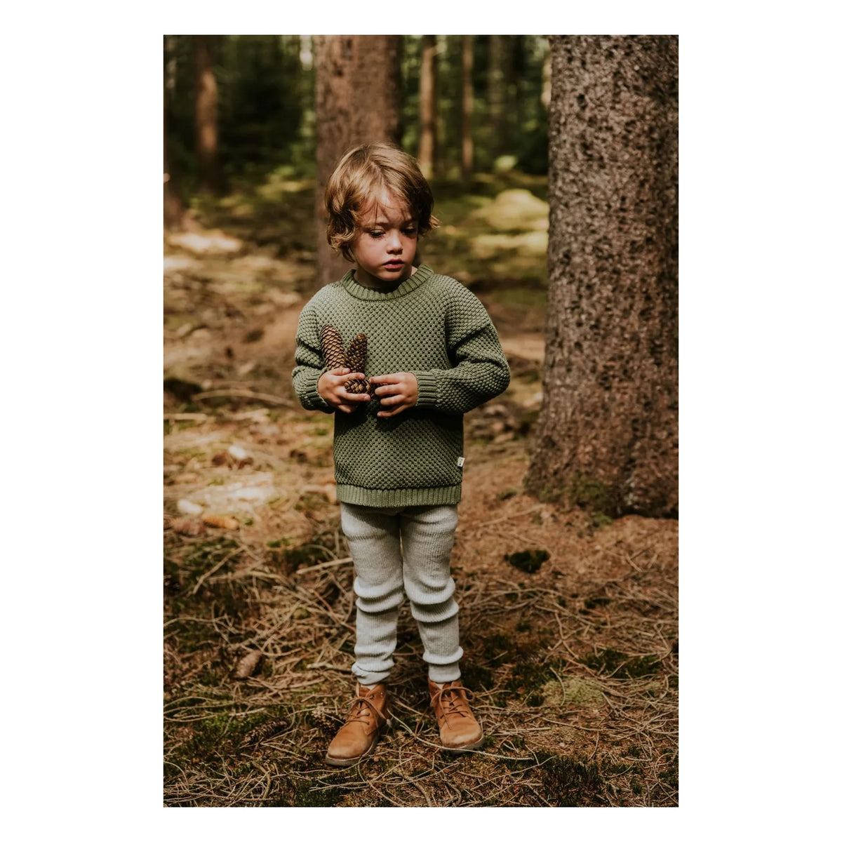 Yuki - Kyoto organic cotton sweater | Green