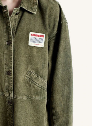 American Vintage - Uzatown Pamuklu Ceket | Zeytin
