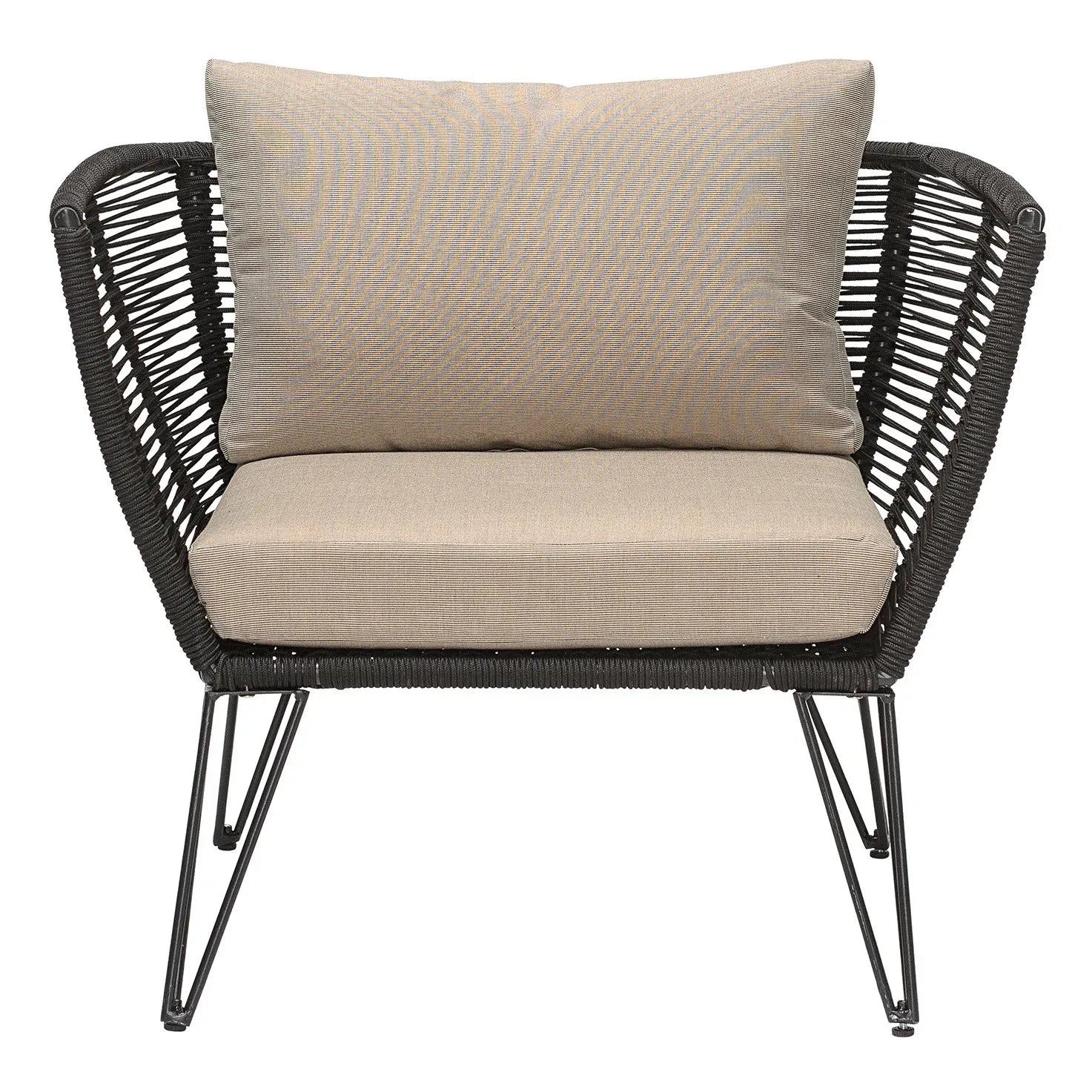 Bloomingville - Mundo Outdoor Lounge Chair | Black