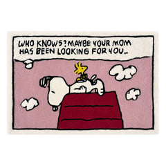 Maison Deux - Peanuts Comic halı | Pembe