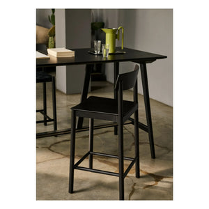 & Tradition - Betty TK12 Black Strap Ash Gray Bar Stool, 65 cm | Black