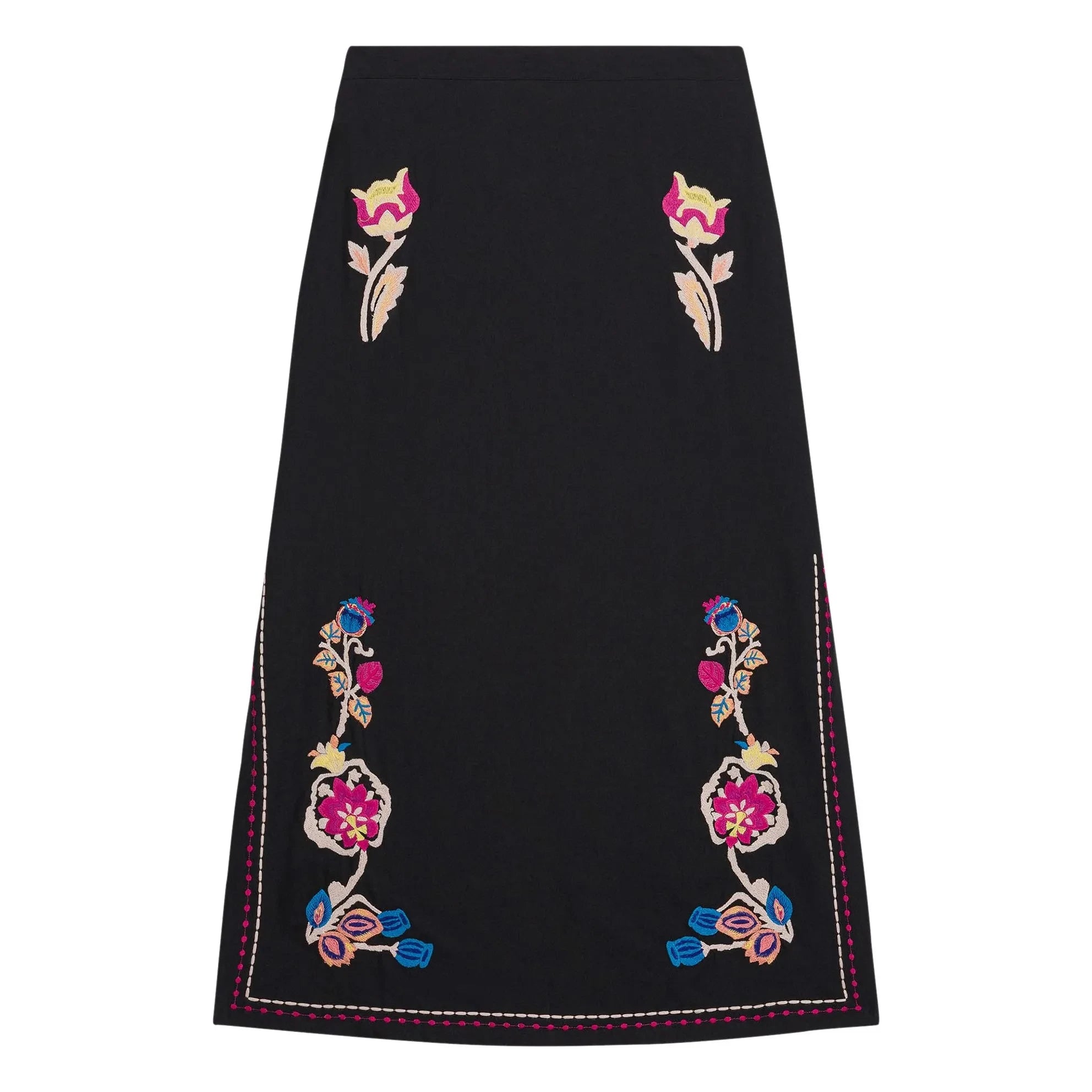 Louise Misha - Amarante Organic Cotton Skirt | Black
