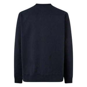 Samsoe Samsoe - Norsbro Organic Cotton Round Neck Sweatshirt | Dark Blue