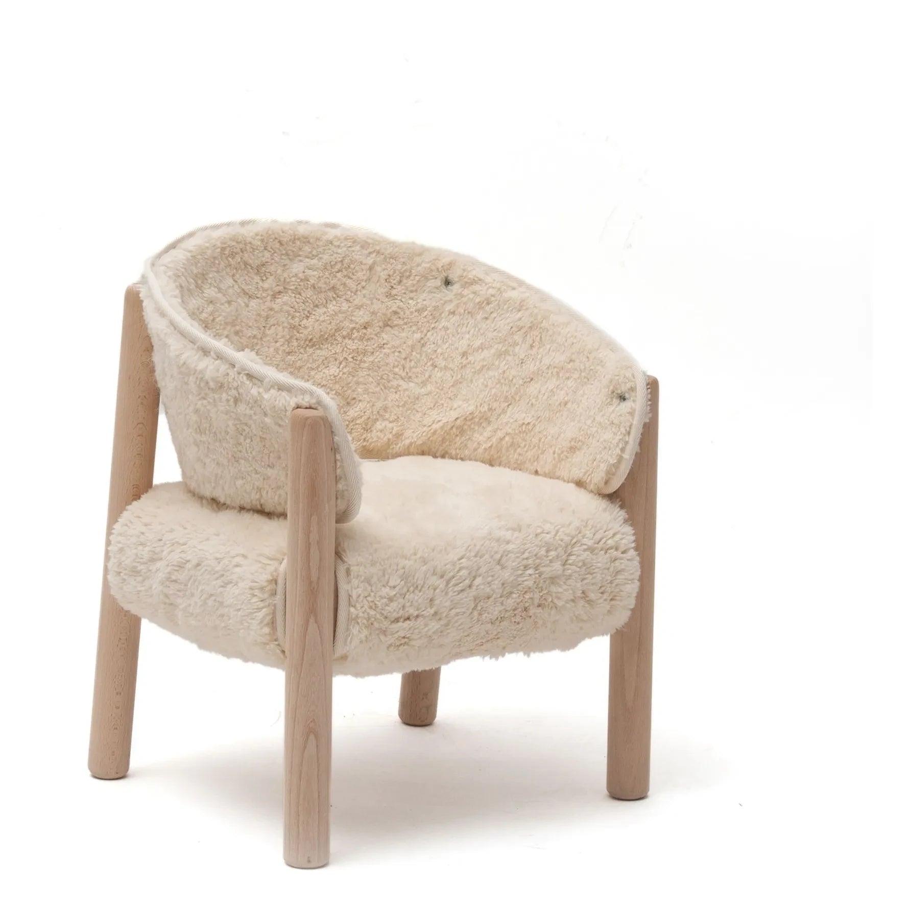 Charlie Crane - Saba Children's Chair | Ecru
