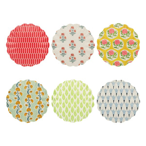 Meri Meri - Meri Meri x Molly Mahon - Set of 6 Small Reusable Plates