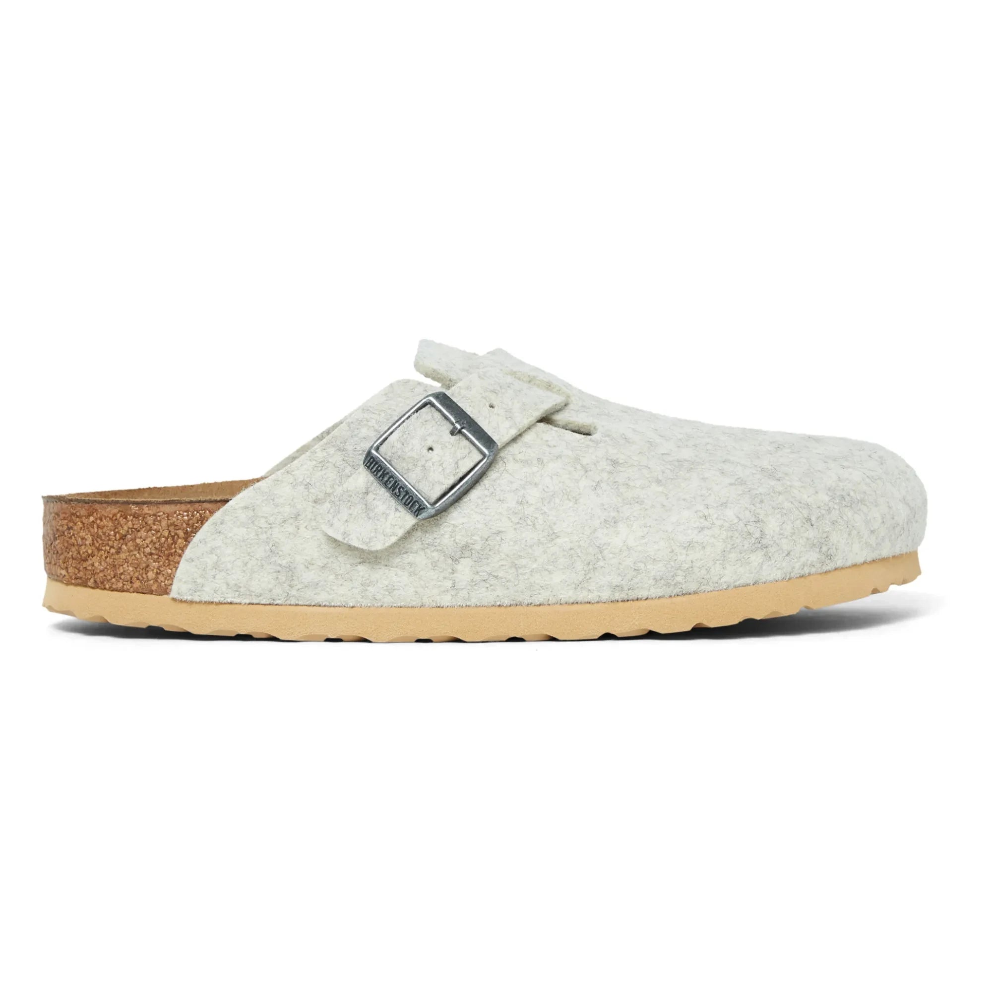 BIRKENSTOCK - Boston Wool Slip-On Shoes - Narrow Fit | Dirty White