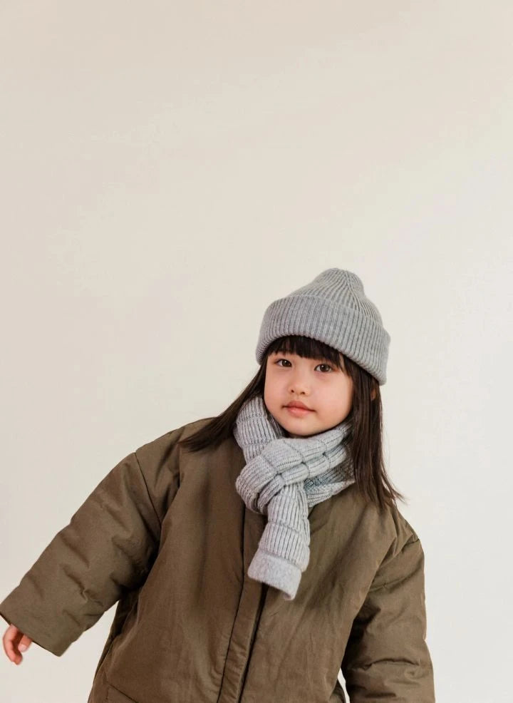 Hvid - Fonzie Merino Wool Beanie | Grey