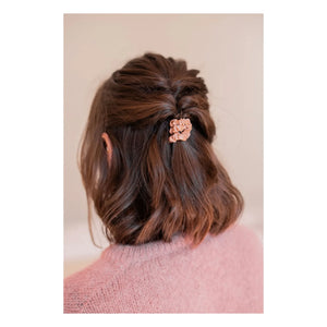 Bachca - Silk Hair Clips - Set of 2 | Pink