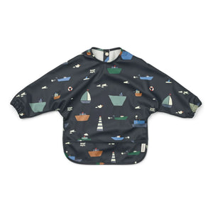 Liewood - Sleeve bib | Sailing/Classic navy