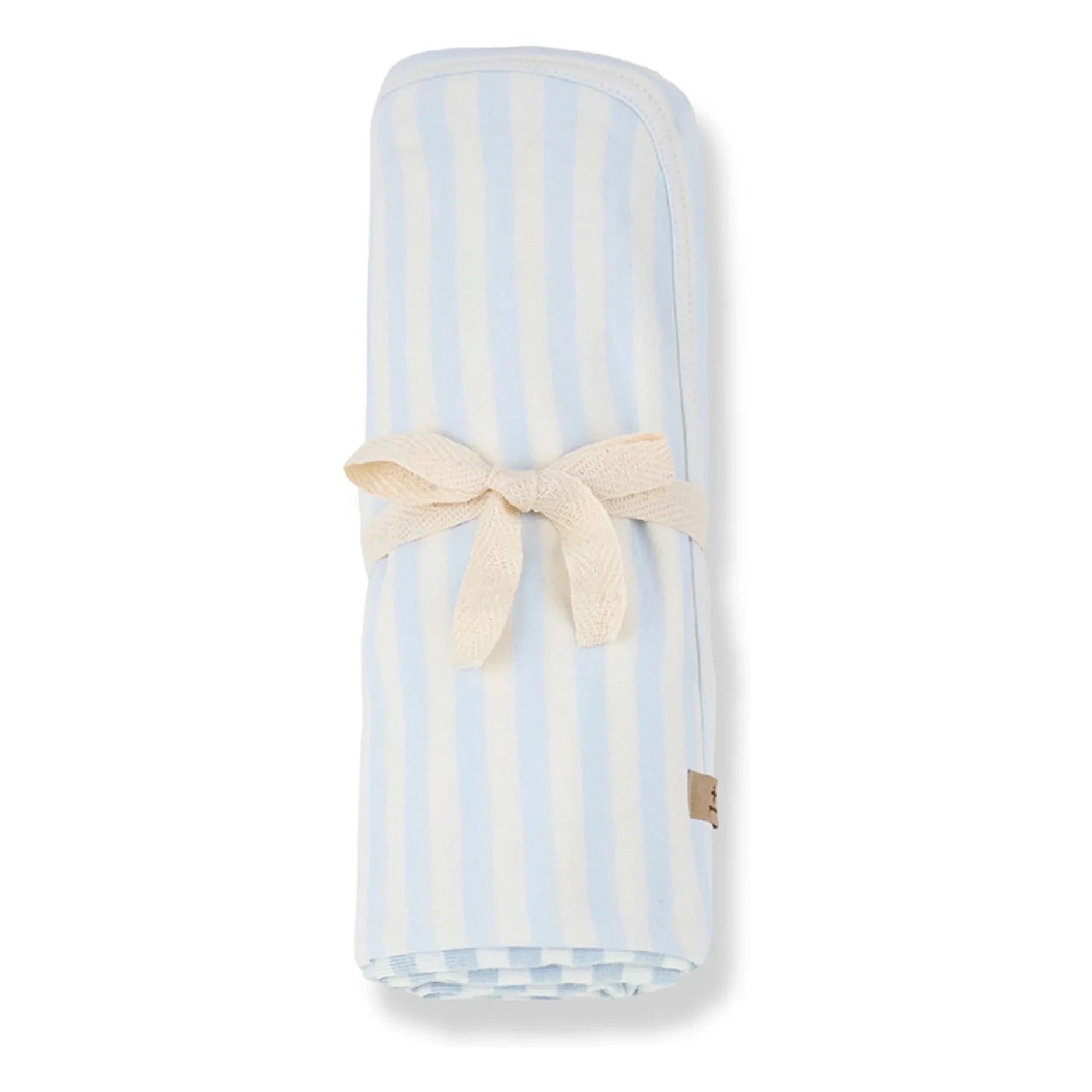 1+ in the family - Striped Betta blanket | Light blue