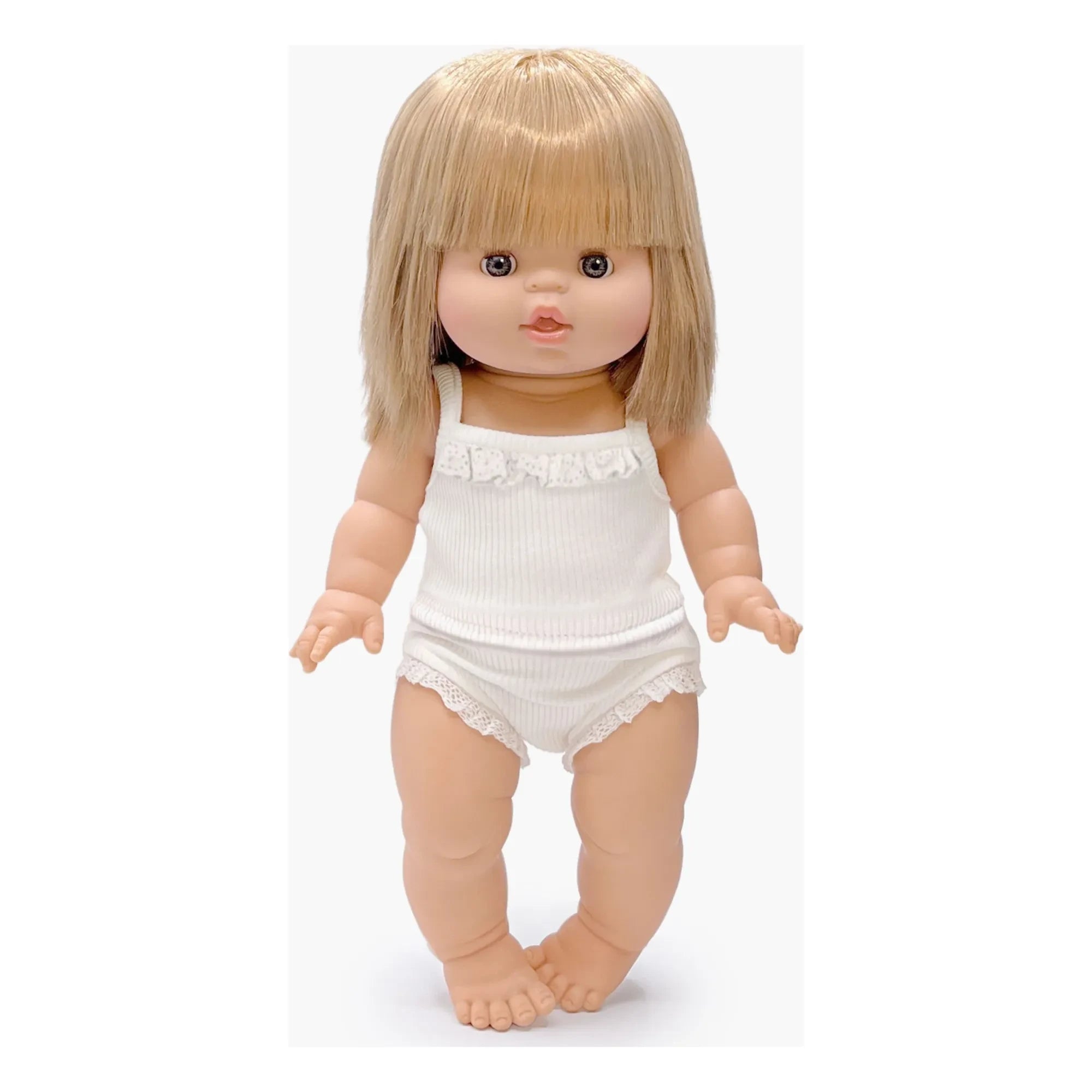 Minikane - Yzée Striped Knit Sleepy Baby Doll