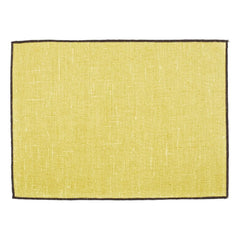 Haomy - Borgo-Lined Linen American Tablecloth | Straw Yellow