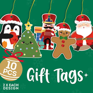 Legami - Set of 10 Christmas Gift Tags