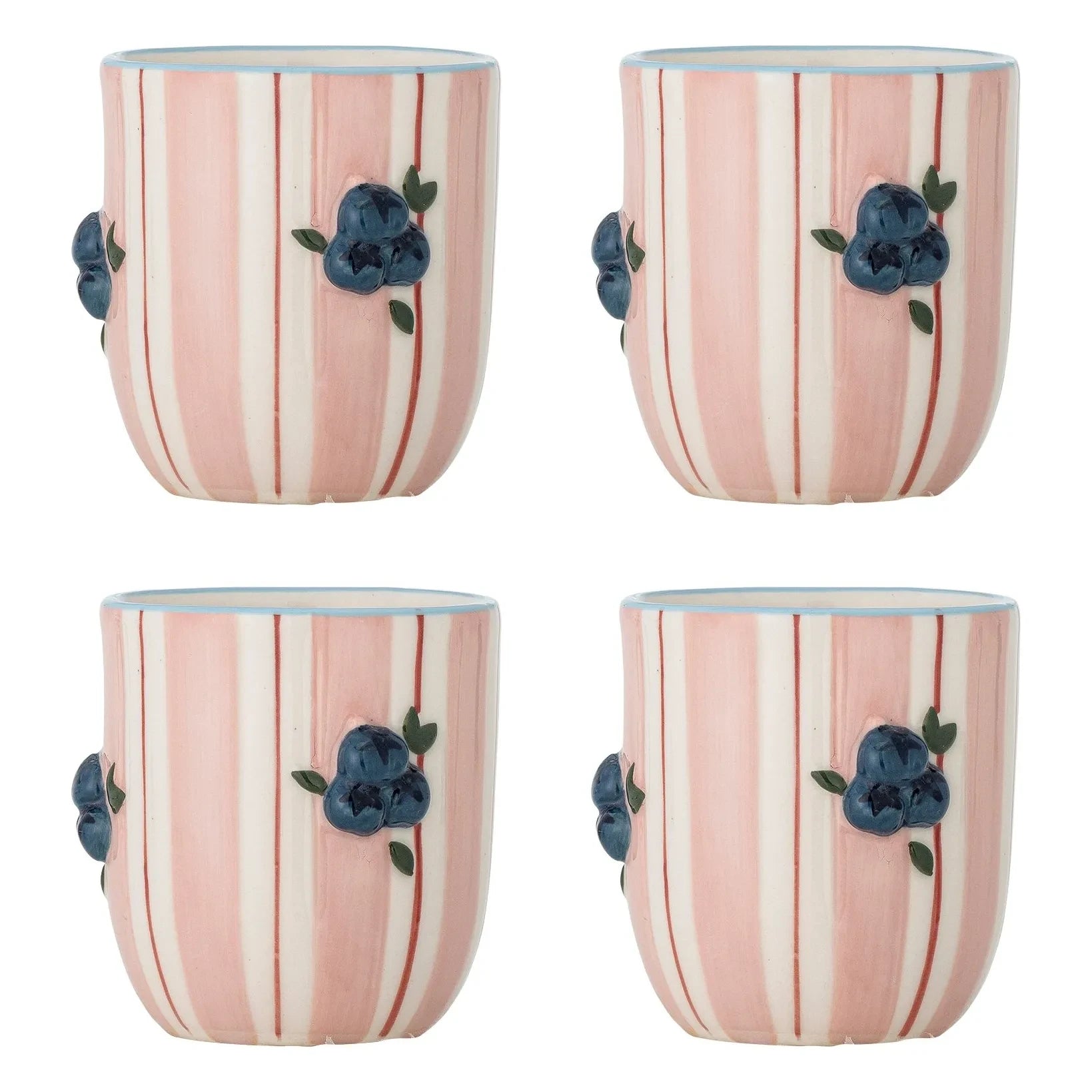 Bloomingville - Carry Cups - Set of 4 | Pink
