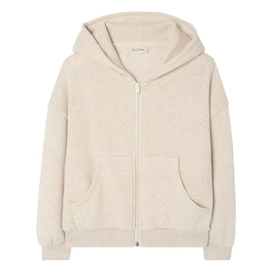 American Vintage - Itonay Zip-up Sweatshirt | Heather White
