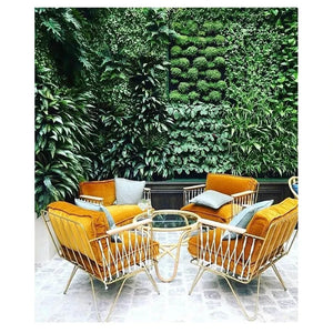Honoré - Croisette Black Velvet Armchair | Camel