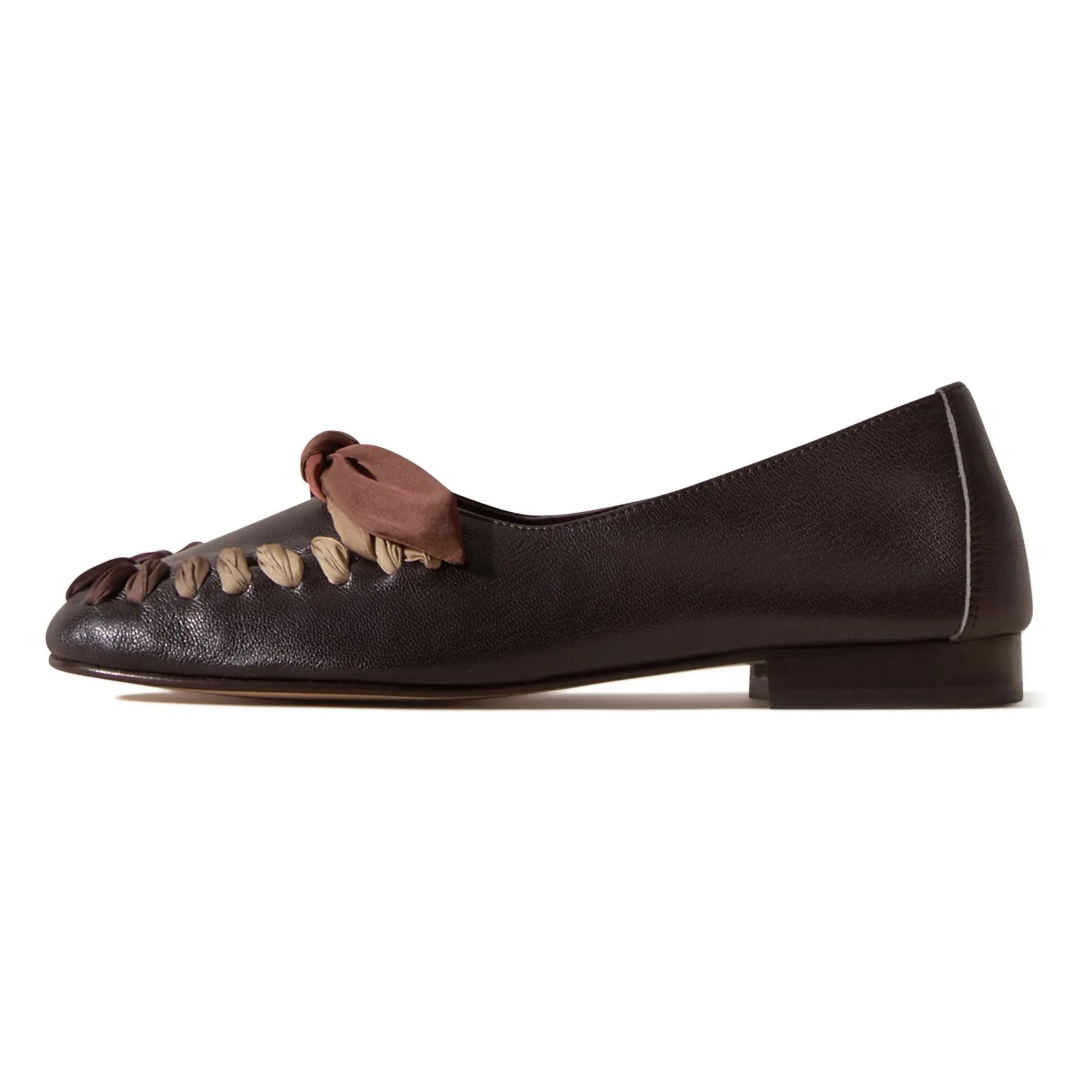 Hereu - Juliol Foulard Deri Loafer | Koyu Kestane