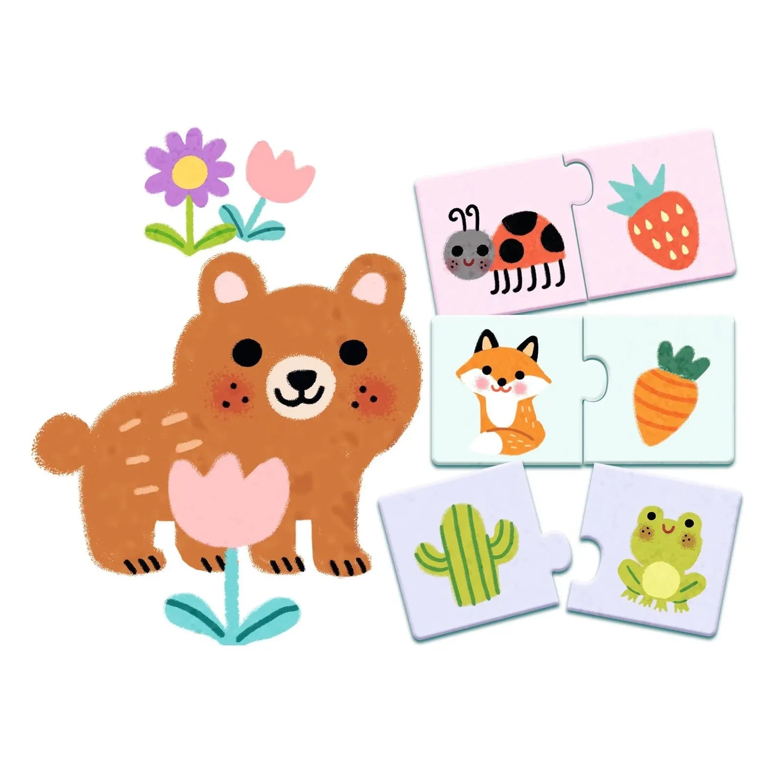 Djeco - Colors Duo Puzzle